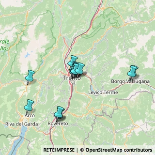 Mappa Via della Resistenza, 38123 Trento TN, Italia (11.96133)