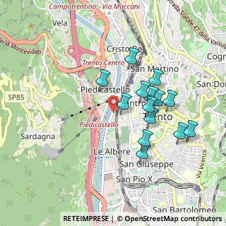 Mappa Piazza Ezio Mosna, 38121 Trento TN, Italia (0.81714)