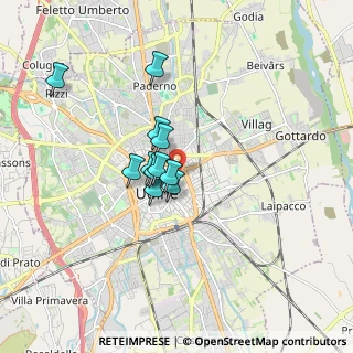 Mappa Via Francesco Tomadini, 33100 Udine UD, Italia (1.16091)