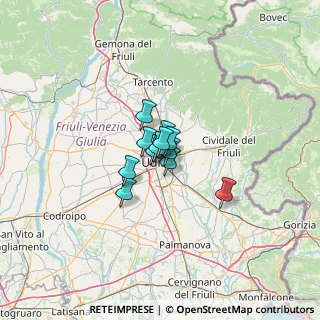 Mappa Via Francesco Tomadini, 33100 Udine UD, Italia (5.2775)