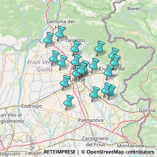 Mappa Via Francesco Tomadini, 33100 Udine UD, Italia (10.68842)