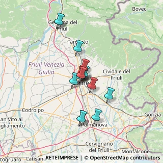 Mappa Via Francesco Tomadini, 33100 Udine UD, Italia (10.51429)