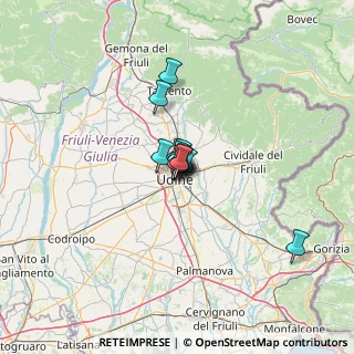 Mappa Via Francesco Tomadini, 33100 Udine UD, Italia (5.58917)
