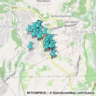 Mappa Località Viadaman, 38050 Telve TN, Italia (0.28519)