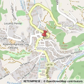 Mappa Via XXIV Maggio, 24, 38059 Strigno, Trento (Trentino-Alto Adige)