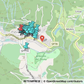 Mappa SP78, 38050 Pieve Tesino TN, Italia (0.44643)