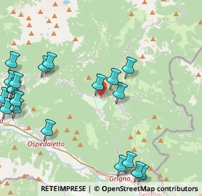 Mappa SP78, 38050 Pieve Tesino TN, Italia (5.4895)