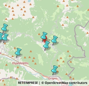 Mappa SP78, 38050 Pieve Tesino TN, Italia (5.69364)