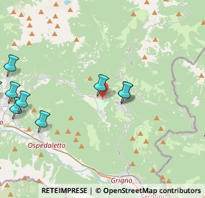 Mappa SP78, 38050 Pieve Tesino TN, Italia (5.66727)