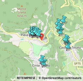 Mappa SP78, 38050 Pieve Tesino TN, Italia (0.7355)