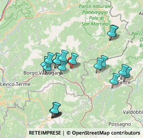 Mappa SP78, 38050 Pieve Tesino TN, Italia (15.0925)
