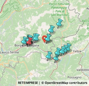 Mappa SP78, 38050 Pieve Tesino TN, Italia (11.254)