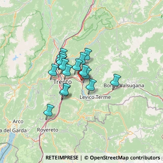 Mappa 38057 Trento TN, Italia (9.09706)