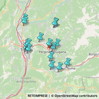 Mappa 38057 Trento TN, Italia (6.77563)