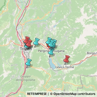 Mappa 38057 Trento TN, Italia (5.33692)