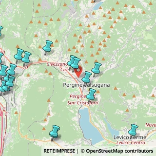 Mappa 38057 Trento TN, Italia (6.2275)