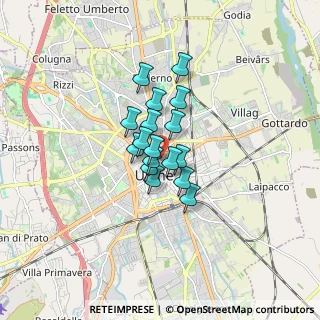 Mappa Largo delle Grazie, 33100 Udine UD, Italia (0.95353)