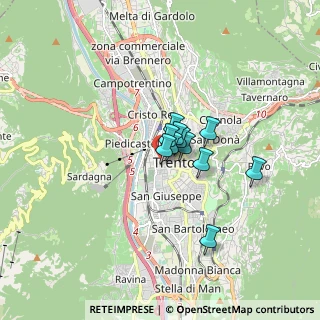 Mappa Piazza Adamo d'Arogno, 38122 Trento TN, Italia (0.89909)