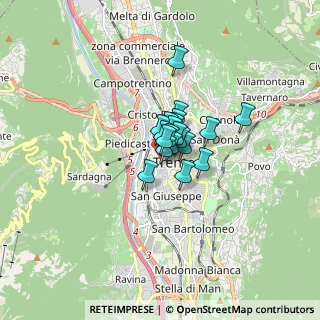 Mappa Piazza Adamo d'Arogno, 38122 Trento TN, Italia (0.691)