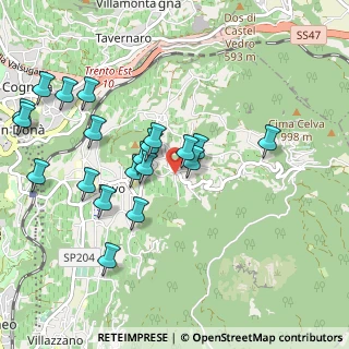 Mappa Via Brenz Loc, 38100 Trento TN, Italia (0.9975)