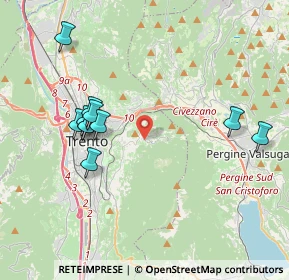 Mappa Via Brenz Loc, 38100 Trento TN, Italia (4.32667)