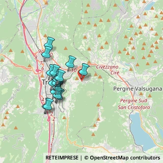 Mappa Via Brenz Loc, 38100 Trento TN, Italia (3.27824)