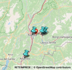 Mappa Via Brenz Loc, 38100 Trento TN, Italia (8.89417)