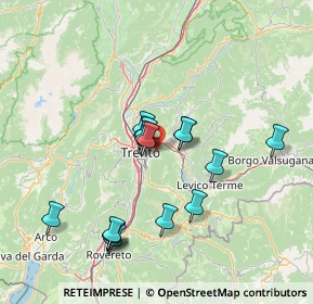 Mappa Via Brenz Loc, 38100 Trento TN, Italia (12.9775)