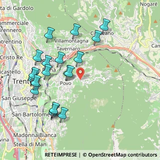 Mappa Via Brenz Loc, 38100 Trento TN, Italia (2.1255)