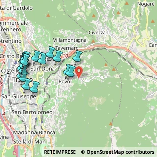 Mappa Via Brenz Loc, 38100 Trento TN, Italia (2.507)