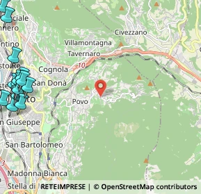 Mappa Via Brenz Loc, 38100 Trento TN, Italia (3.48813)