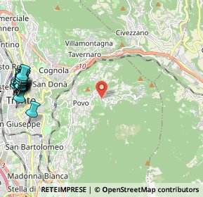Mappa Via Brenz Loc, 38100 Trento TN, Italia (3.1785)