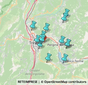 Mappa Via Brenz Loc, 38100 Trento TN, Italia (5.91846)