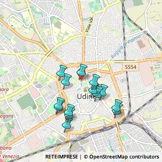 Mappa Via Giovanni da Udine, 33010 Udine UD, Italia (0.84214)