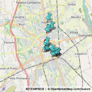 Mappa Via Giovanni da Udine, 33010 Udine UD, Italia (1.05)