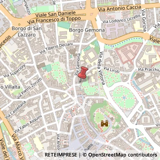 Mappa Piazzetta Antonini, 6, 33100 Udine, Udine (Friuli-Venezia Giulia)