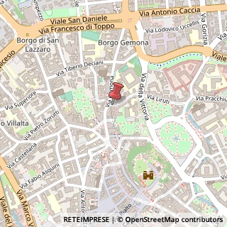 Mappa Via Giovanni da Udine, 3, 33100 Udine, Udine (Friuli-Venezia Giulia)
