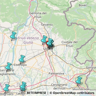 Mappa Via Giovanni da Udine, 33010 Udine UD, Italia (21.60923)