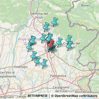 Mappa Via Giovanni da Udine, 33010 Udine UD, Italia (8.4635)
