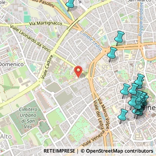 Mappa Piazzale Cavedalis, 33100 Udine UD, Italia (0.851)