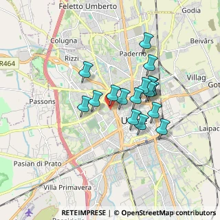 Mappa Piazzale Cavedalis, 33100 Udine UD, Italia (1.34059)