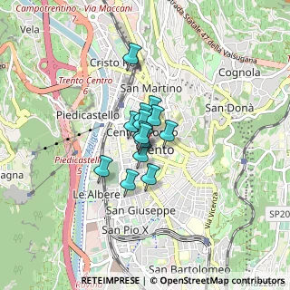Mappa 38122 Trento TN, Italia (0.40857)