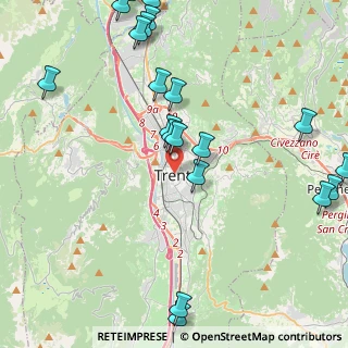 Mappa 38122 Trento TN, Italia (5.394)