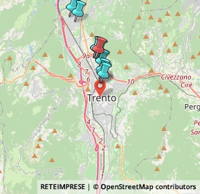 Mappa 38122 Trento TN, Italia (3.45909)