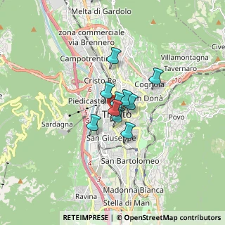 Mappa 38122 Trento TN, Italia (1.12818)