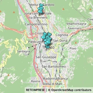 Mappa 38122 Trento TN, Italia (0.90923)