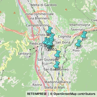 Mappa 38122 Trento TN, Italia (1.03545)