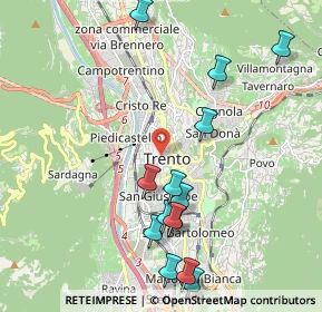 Mappa 38122 Trento TN, Italia (2.40067)