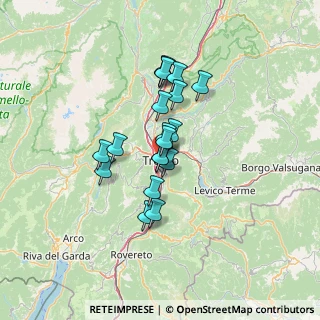Mappa 38122 Trento TN, Italia (9.76158)