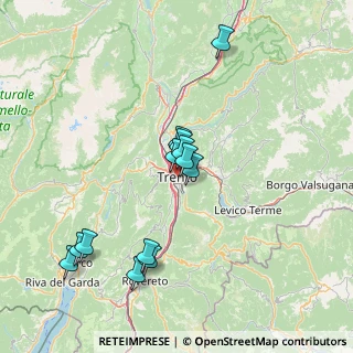 Mappa 38122 Trento TN, Italia (13.81846)